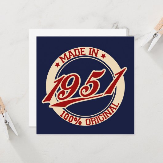 1951年製 カード (正面/裏面インサイチュ)