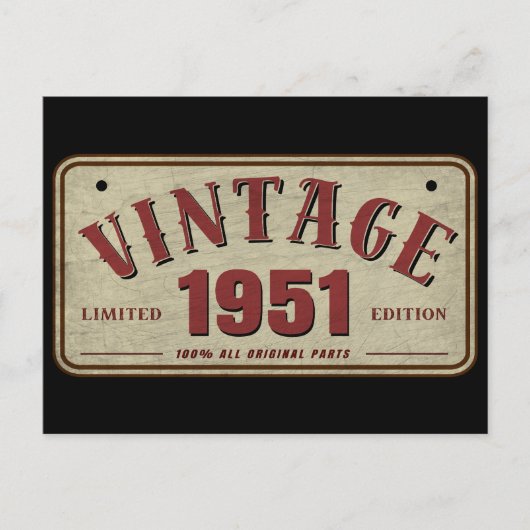 1951年限定版 オリジナルパーツ全て揃っています ポストカード (正面)