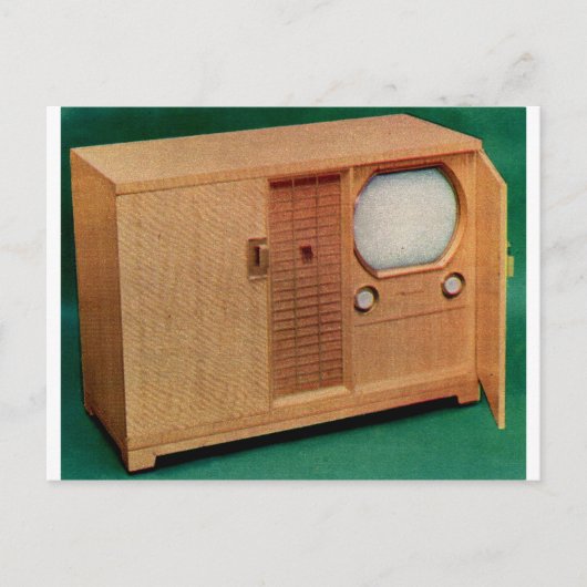 1951年頃テレビセットモダンデンマーク第2位 ポストカード (正面)