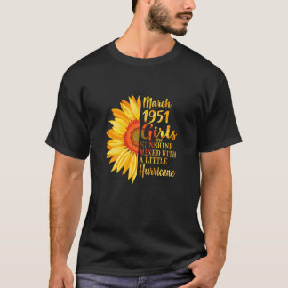 1951年3生まれ月71歳の女性 Tシャツ
