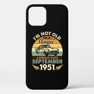 1951年9クラシック月の誕生日 iPhone 12 PROケース