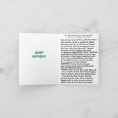 1951生まれ年の誕生日おもしろい事実 カード (内部)