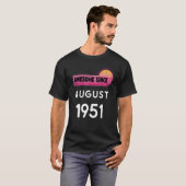 1951素晴らし年の誕生日1951年のVin以威厳がある降 Tシャツ (正面フル)