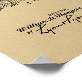 1951複数カメラ特許アートスケッチプリント ポスター (角)