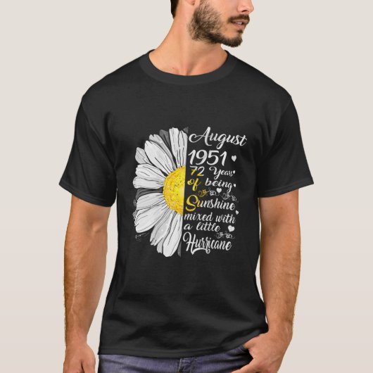 1951 威厳がある 72番目72 Tシャツ (正面)