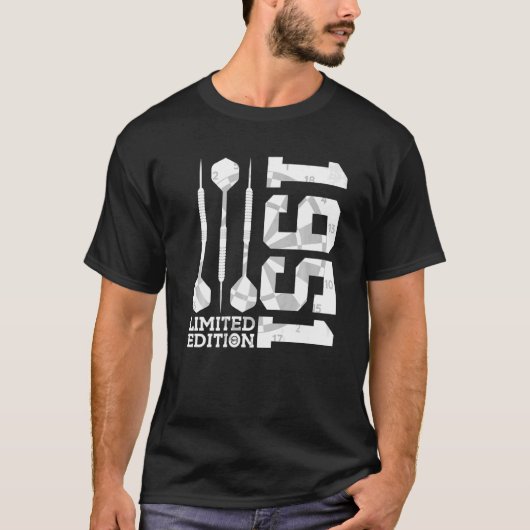 1951 DARTS 71誕生日1 Tシャツ (正面)