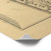 1951 Vintage Chiropractic Spine Patent Art Print ポスター (角)