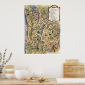 1952オレゴン州の休暇 ポスター (キッチン)