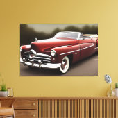 1952クラシックカーキャンバス印刷 キャンバスプリント (インサイチュ (リビング))