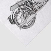 1952ベロッセットヴェノムオートバイバイクスケッチ 薄葉紙 (詳細)