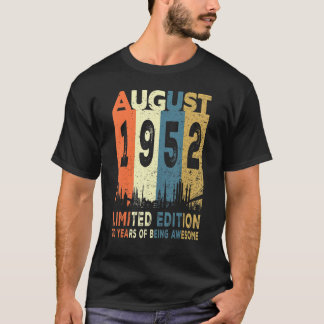 1952威厳がある年70誕生日70年 Tシャツ