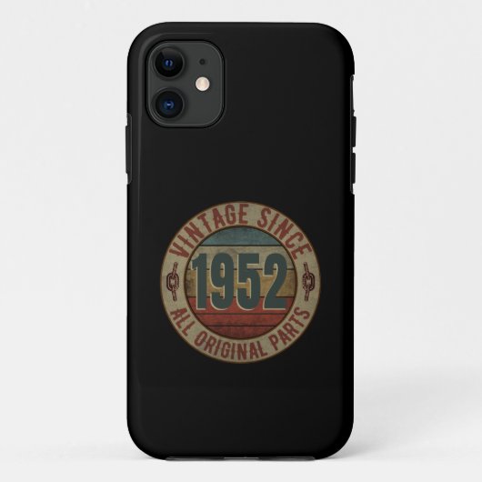 1952年からヴィンテージ 純正パーツ使用 Case-Mate iPhoneケース (裏面)
