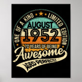 1952年から70生まれ年の間に威厳があるある種類の1つ ポスター (正面)