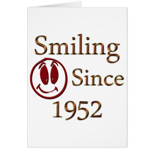 1952年に生まれて下さい (正面)