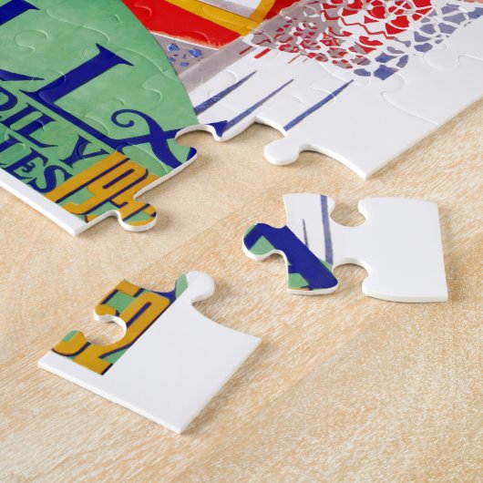 1952年のセヴィルスペイン4月の公平なポスター ジグソーパズル (側面)