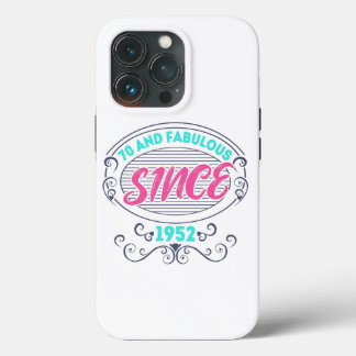 1952年カラフルから70歳で素晴らしい iPhone 13 PROケース