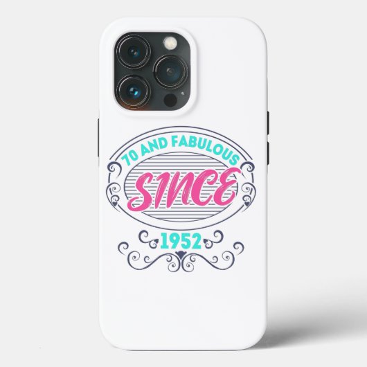 1952年カラフルから70歳で素晴らしい Case-Mate iPhoneケース (裏面)