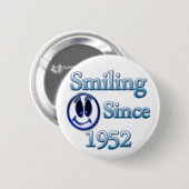 1952年以来の微笑 缶バッジ (正面&裏面)