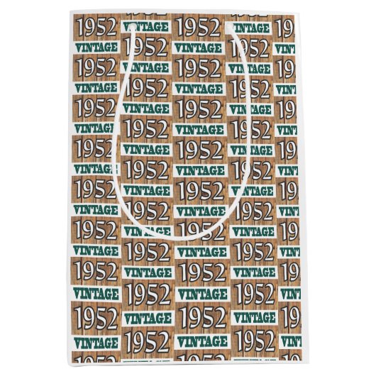 1952年生まれ中抱き枕 ミディアムペーパーバッグ (正面)