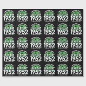 1952年素晴らし閏年日以後2月29誕生日 ラッピングペーパー (フラット)