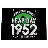 1952年素晴らし閏年日以後2月29誕生日 ラージペーパーバッグ (正面)