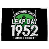 1952年素晴らし閏年日以後2月29誕生日 ラージペーパーバッグ (裏面)