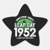 1952年素晴らし閏年日以後2月29誕生日 星シール (正面)