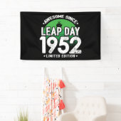 1952年素晴らし閏年日以後2月29誕生日 横断幕 (インサイチュ)