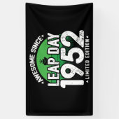 1952年素晴らし閏年日以後2月29誕生日 横断幕 (縦)