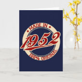 1952年製 カード (黄色い花)