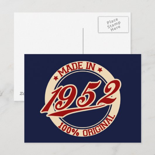 1952年製 ポストカード (正面/裏面)