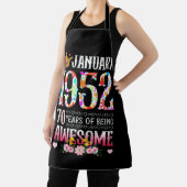 1952年1月70日誕生日70年素晴らしフローラ エプロン (インサイチュ)