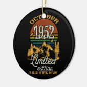 1952年10月70歳誕生日 セラミックオーナメント (左)