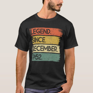 1952年12月70日バレ以来70歳の伝説 Tシャツ
