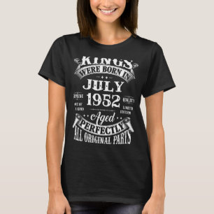 1952年7月の第70回生まれ王誕生日70 Tシャツ