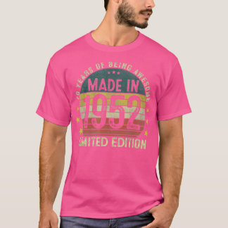 1952年70歳70誕生日Gifで作られたヴィンテージ Tシャツ
