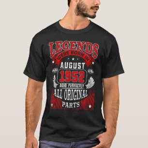 1952年70生まれ年の70番目の誕生日レジェンド威厳がある Tシャツ