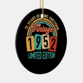 1952年70誕生日70歳素晴らしのBe セラミックオーナメント (右)