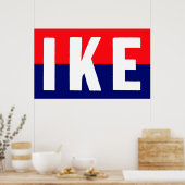 1952年Ike社長 ポスター (キッチン)