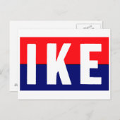 1952年Ike社長 ポストカード (正面/裏面)