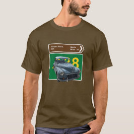 1952.モリス小。英クラシック国の車。A38 Tシャツ