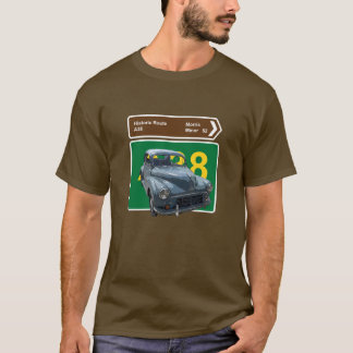 1952.モリス小。英クラシック国の車。A38 Tシャツ