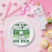 1952 70th誕生日ゴルフ愛好家 ペーパープレート (パーティー)