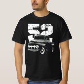 1952 F1 F100前面4分の3ビューシルエットw Tシャツ (正面)
