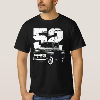 1952 F1 F100前面4分の3ビューシルエットw Tシャツ