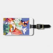 1952 Seville Spain April Fair Poster ラゲッジタグ (正面横)