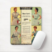 1953いちご&クロジエドレスセール広告 マウスパッド (マウス)