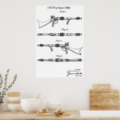 1953おもちゃ宇宙ライフル ポスター (キッチン)