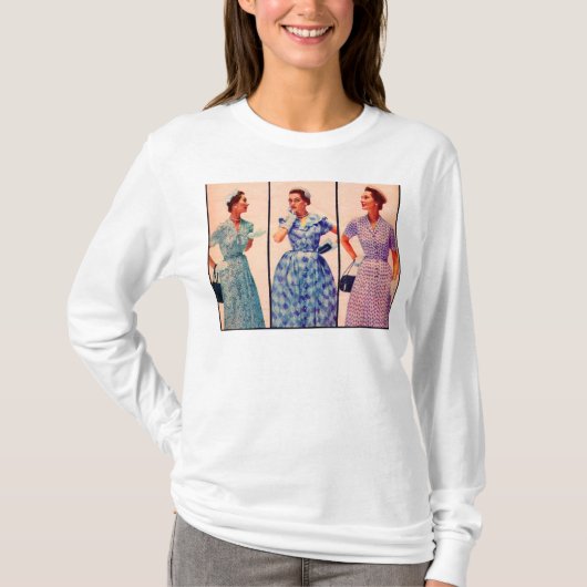 1953のドレス3着 - ヴィンテージ衣類の表と裏 Tシャツ (正面)