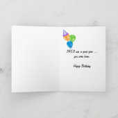 1953の誕生日年のおもしろいの細事 カード (内部)